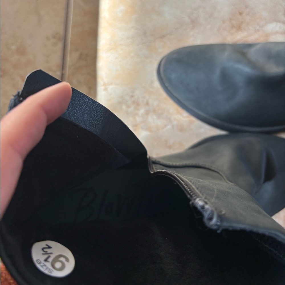 Blowfish Gray Braided Chelsea Ankle Boots - Picture 6 of 6